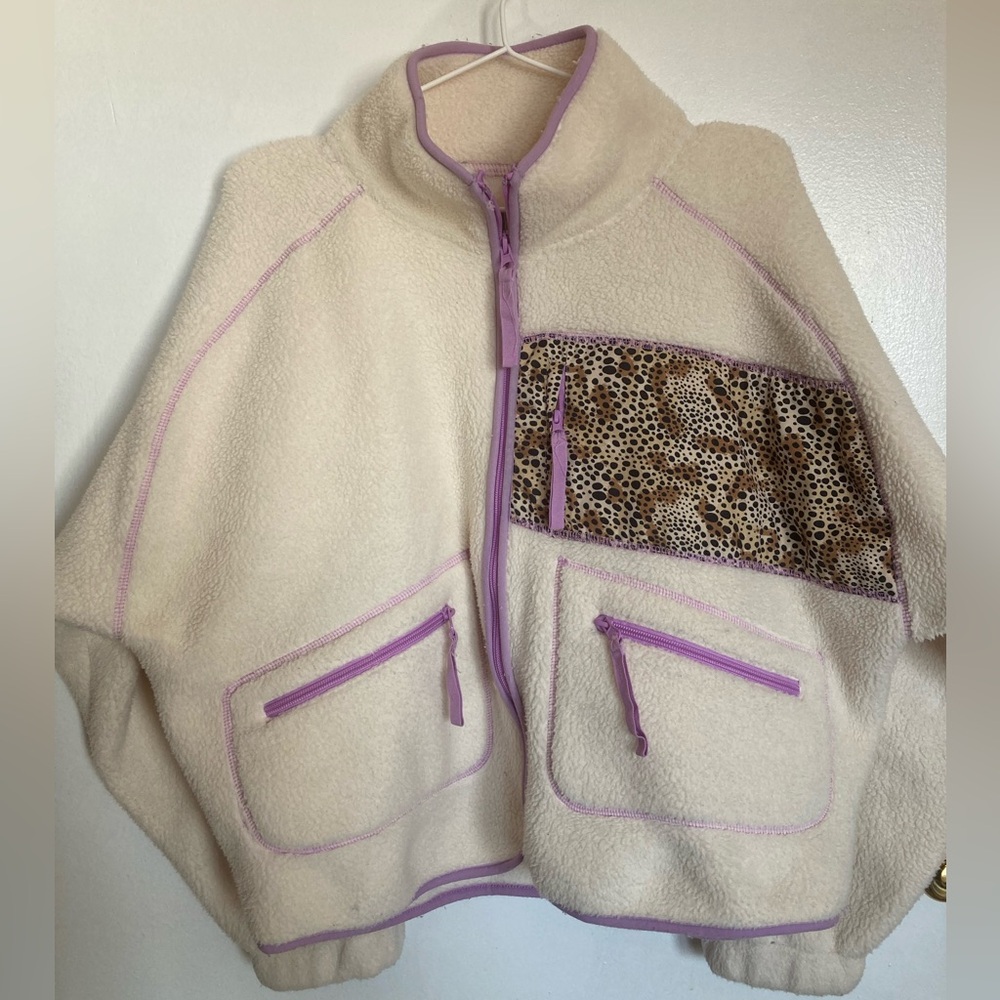 UO Fleece Zip-Up Jacket